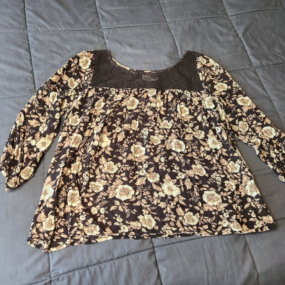 Denim & Supply Ralph Lauren Boho Floral Blouse